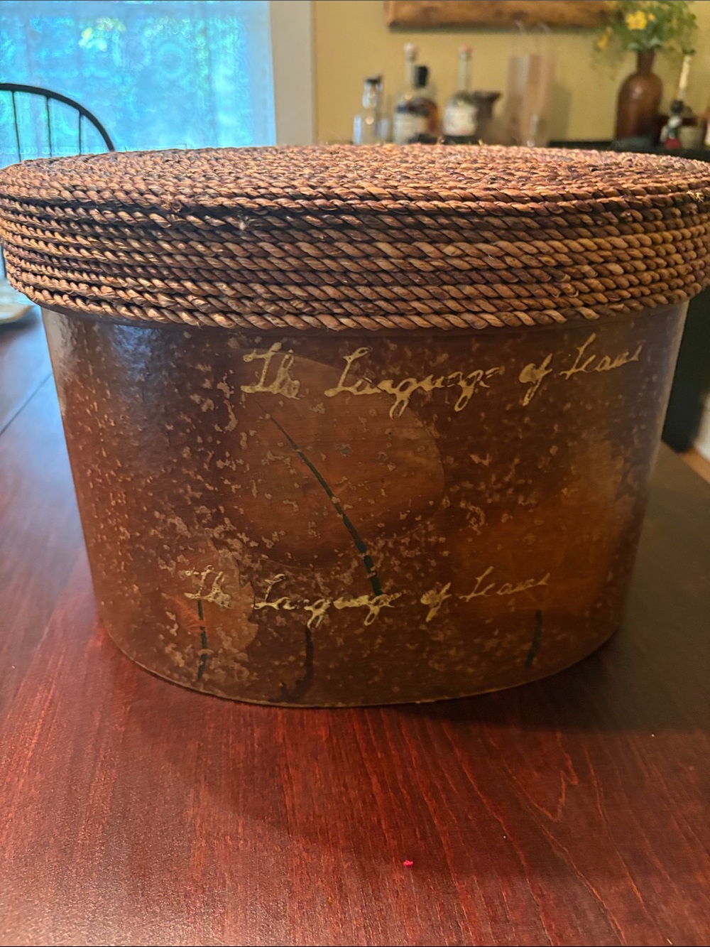 Woven Decorative Storage Box